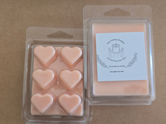 Citronella & Amber Wax Melts