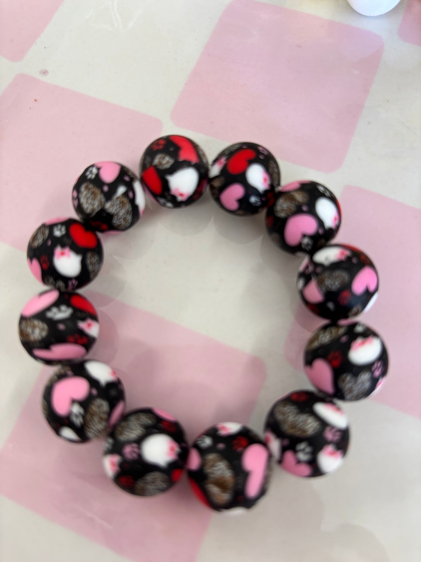Pretty multi bracelet stretch